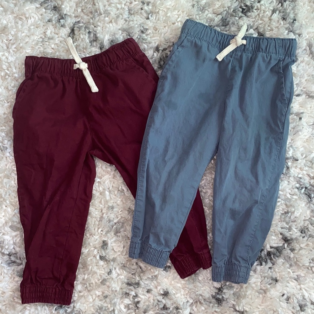 Toddler boys chino joggers size 2T